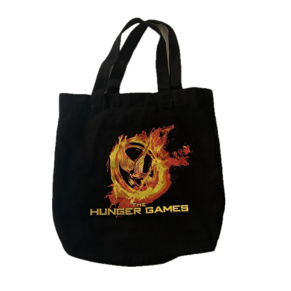The Hunger Games Black Canvas Tote Bag